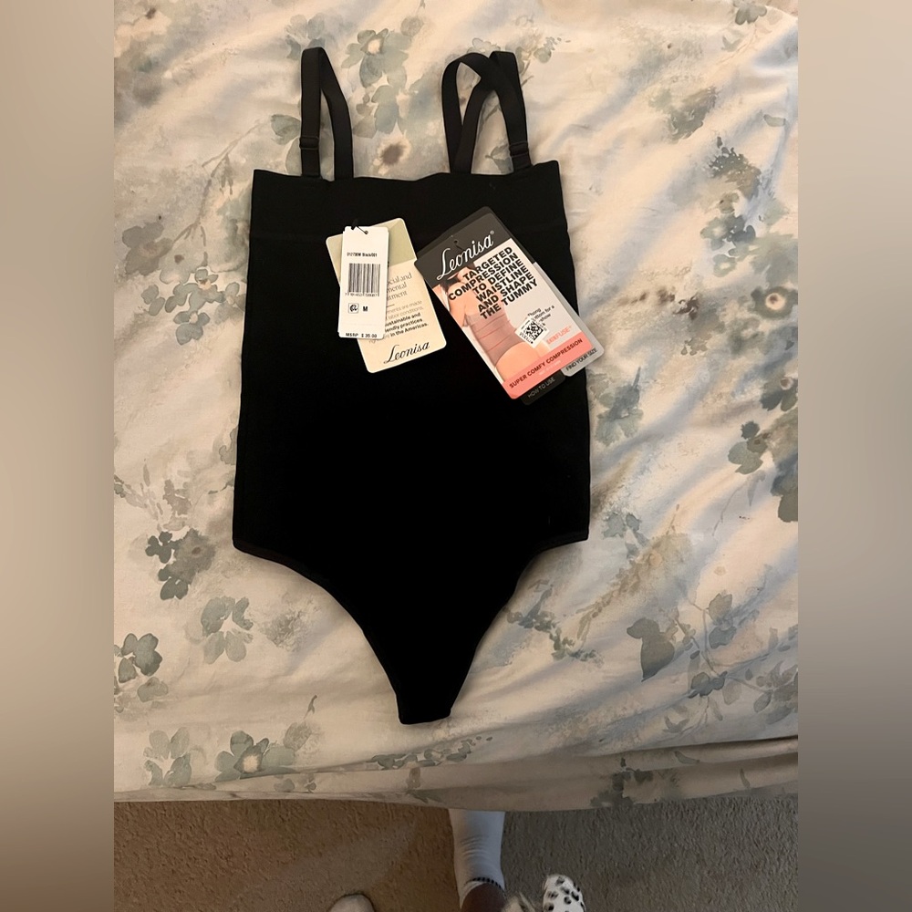 Leonisa high rise thong compression garment. NWTs sz Med
